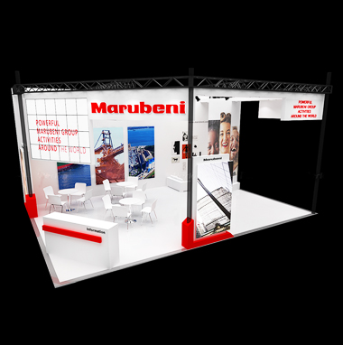 MARUBENI_通信展展臺設計